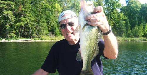 Sen. David Durenberger fishing