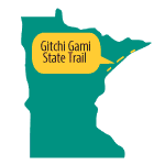 Gitchi Gami State Trail pinpointed on Minnesota
