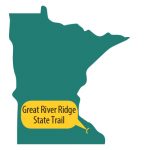 Great River Ridge State Trail pinpointed on map of MN