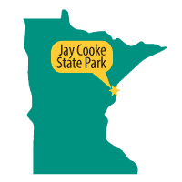 Jay Cooke State Park map