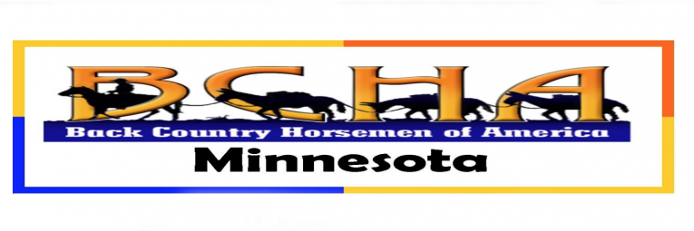 Newsletter header includes Back Country Horsemen logo and horse silhouettes